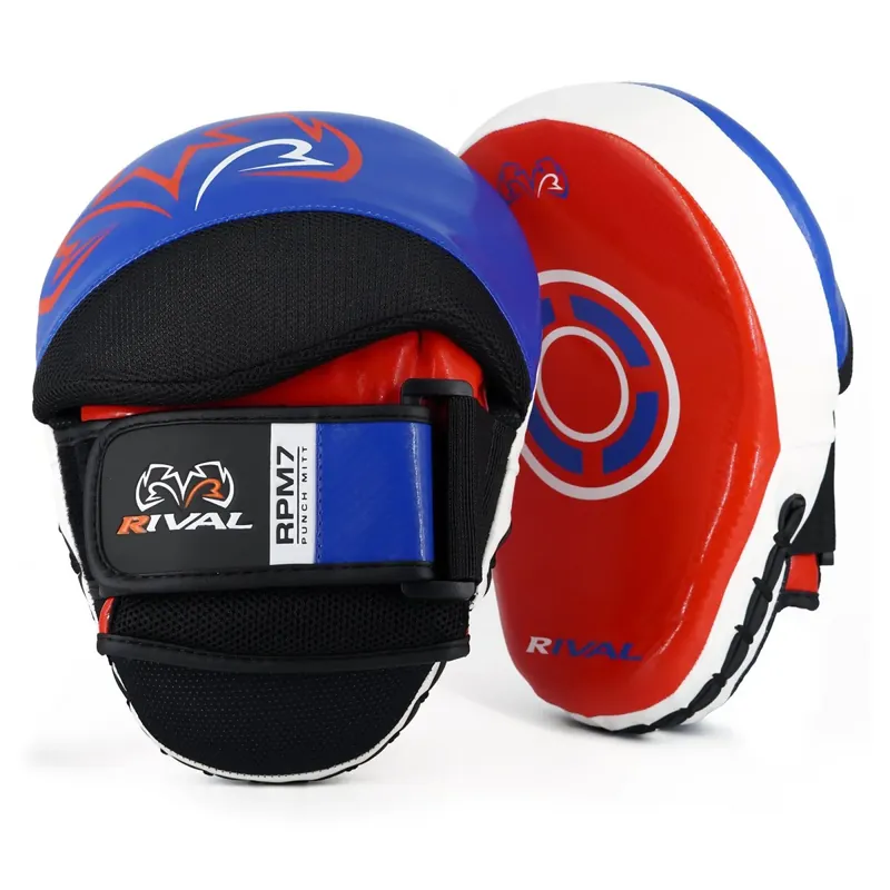 Rival Boxing RPM7 Fitness Plus Klittenband Punch Mitts Zwart goud Gereduceerde Prijs