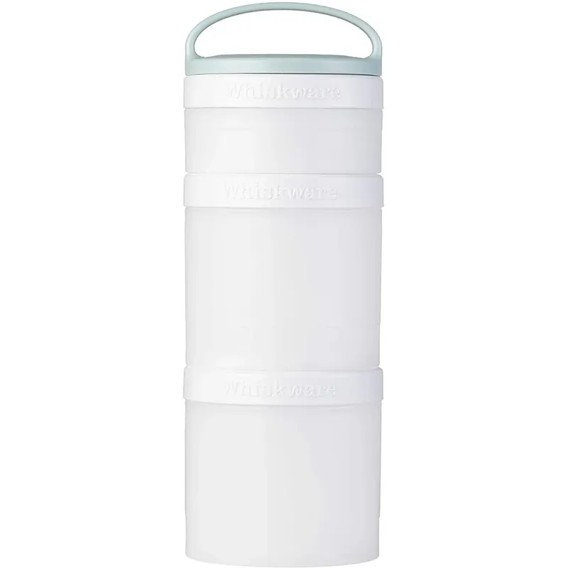 Veilige Betaling Whiskware Basic Stapelbare Snack Pack Containers Wit wit