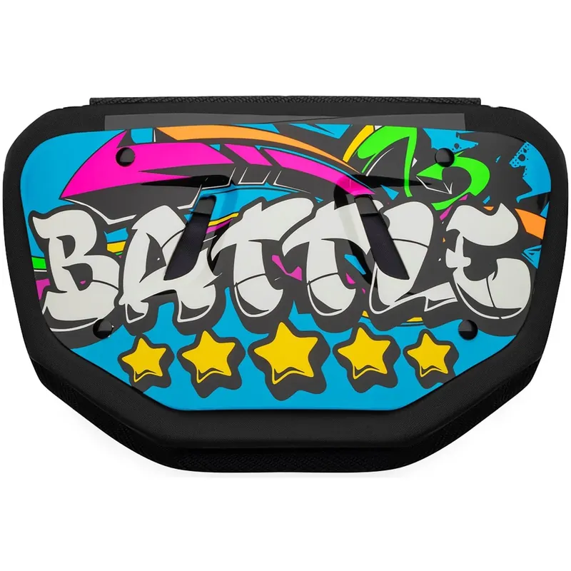 Battle Sports Graffiti23 Volwassen Chrome Beschermende Voetbal Achterplaat Express Levering