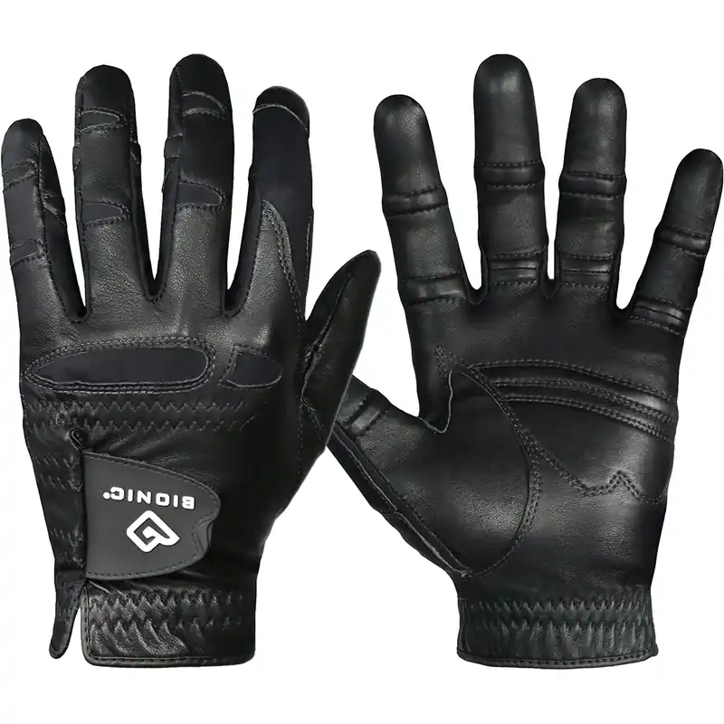 Exclusieve Aanbieding Bionic Men's Cadet Left Hand Stable Grip 2.0 Expansion Zone Golfhandschoen - Zwart M