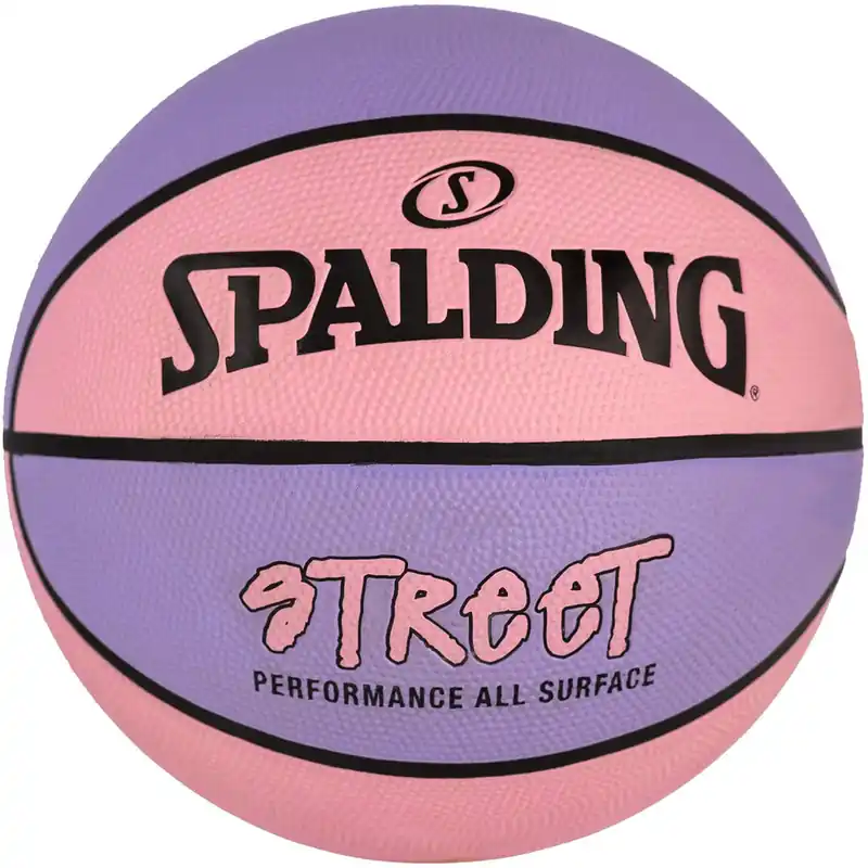 Spalding Street 28.5" Outdoor Basketbal - Roze/Paars Bestseller