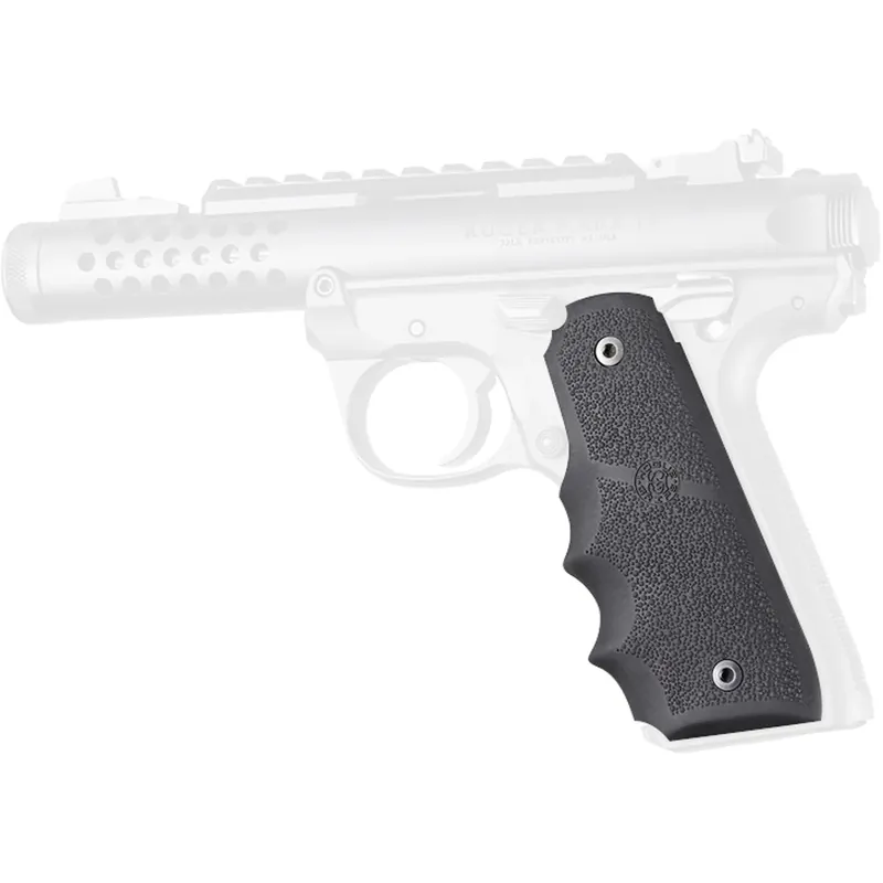 Hogue Ruger 22/45 MKIV Rubberen Grip met Vingergroeven Zwart Laatste Versie