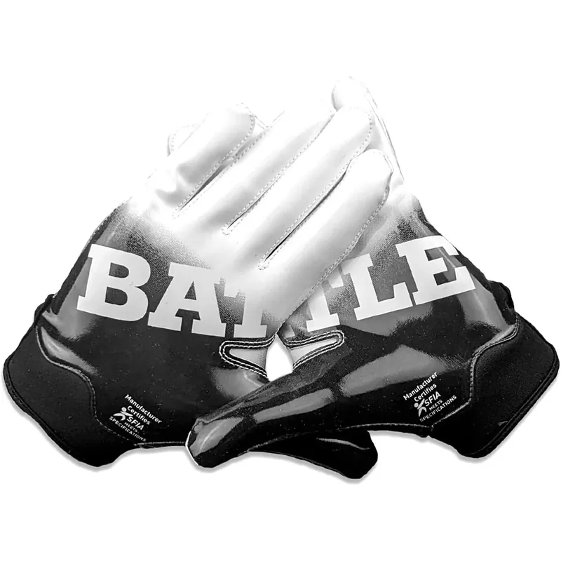 Must-Have Battle Sports Youth Gradient Doom 1.0 Voetbalhandschoenen - Zwart/Wit S