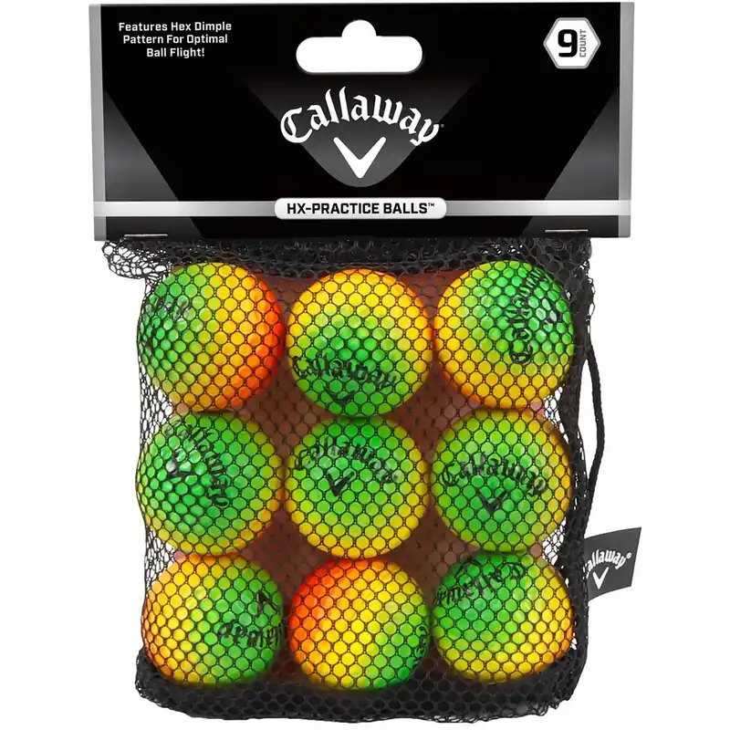 Veilige Betaling Callaway HX Soft Flight Practice Golfballen - 9-Pack - Multicolor