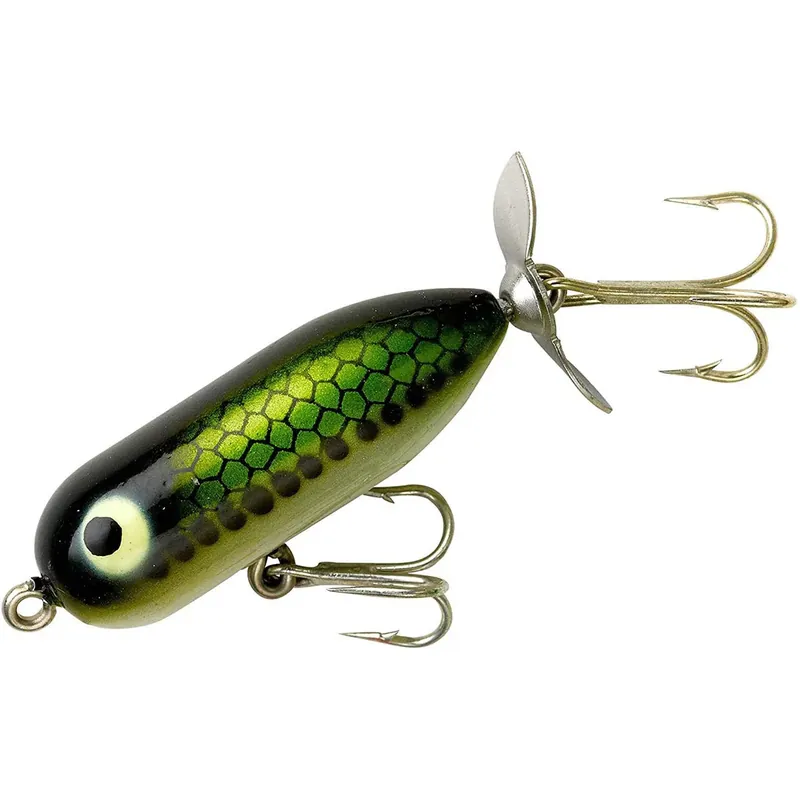 Hete Deal Heddon Teeny Torpedo 1/8 oz visaas Baby-baars