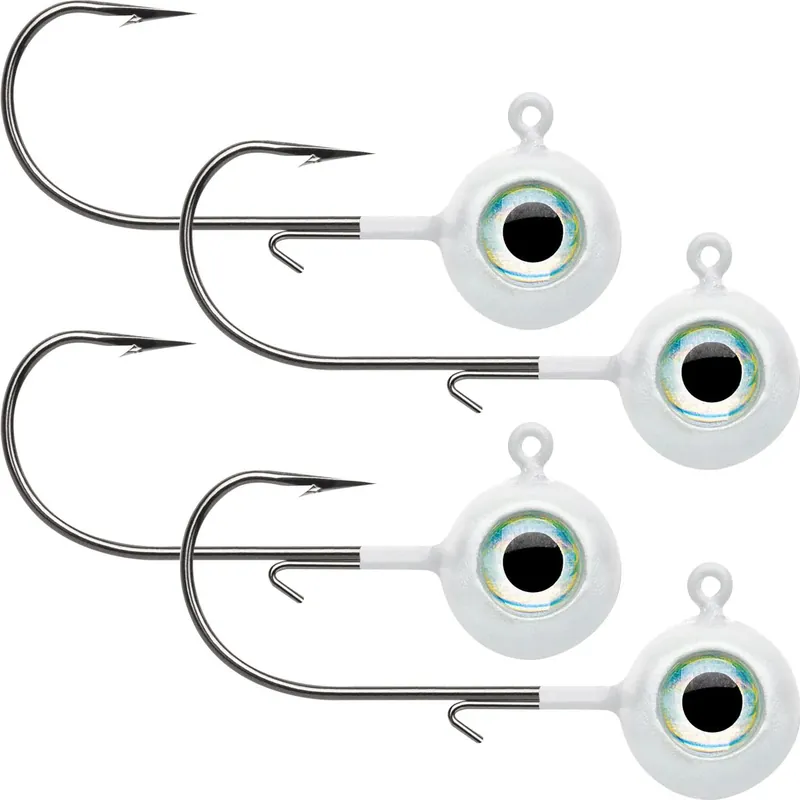 VMC 1/8 oz. Neon Moon Eye Jig - 4-pack - Glow Speciale Aanbieding
