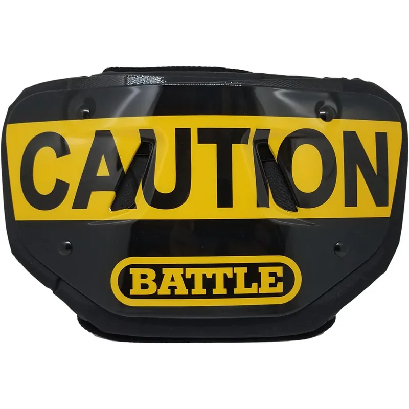 Laatste Kans Battle Sports Caution Volwassen Chrome Voetbal Achterplaat