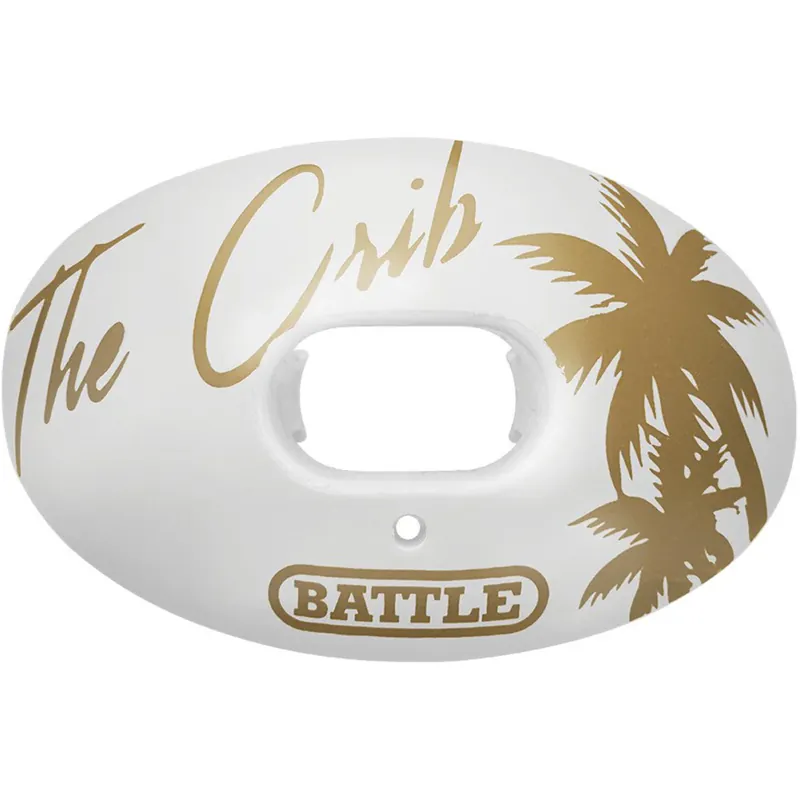 Battle Sports The Crib Oxygen Lip Protector Mondbeschermer Zwart / Zilver Beperkte Voorraad