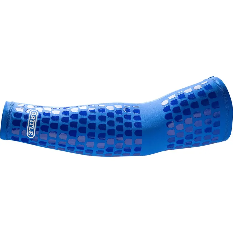Battle Sports Ultra-Stick Football Full Arm Sleeve - Blauw Jeugd S/M Koop Vandaag