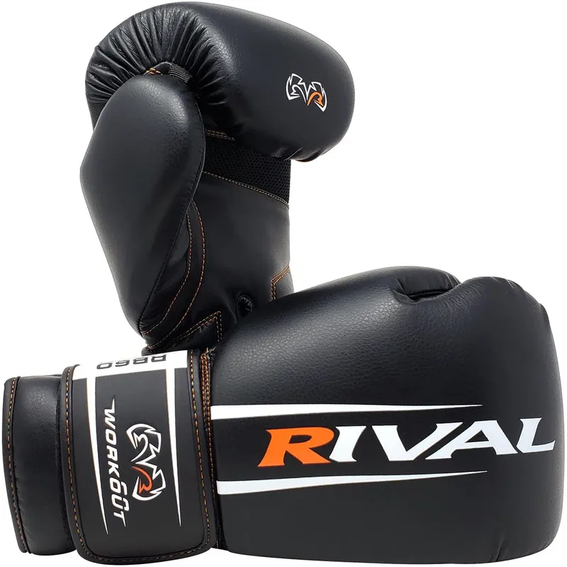 Express Levering RIVAL Boxing RB60 Workout Klittenband Zak Handschoenen 2.0 - Zwart S