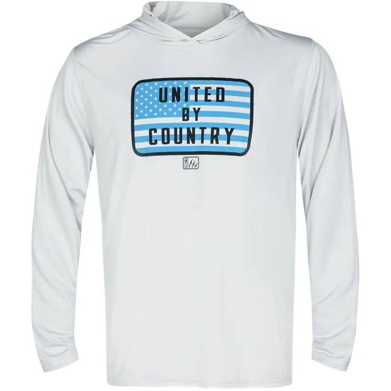 Fintech United By Country UV Pullover Hoodie - Gletsjergrijs S Veilige Betaling