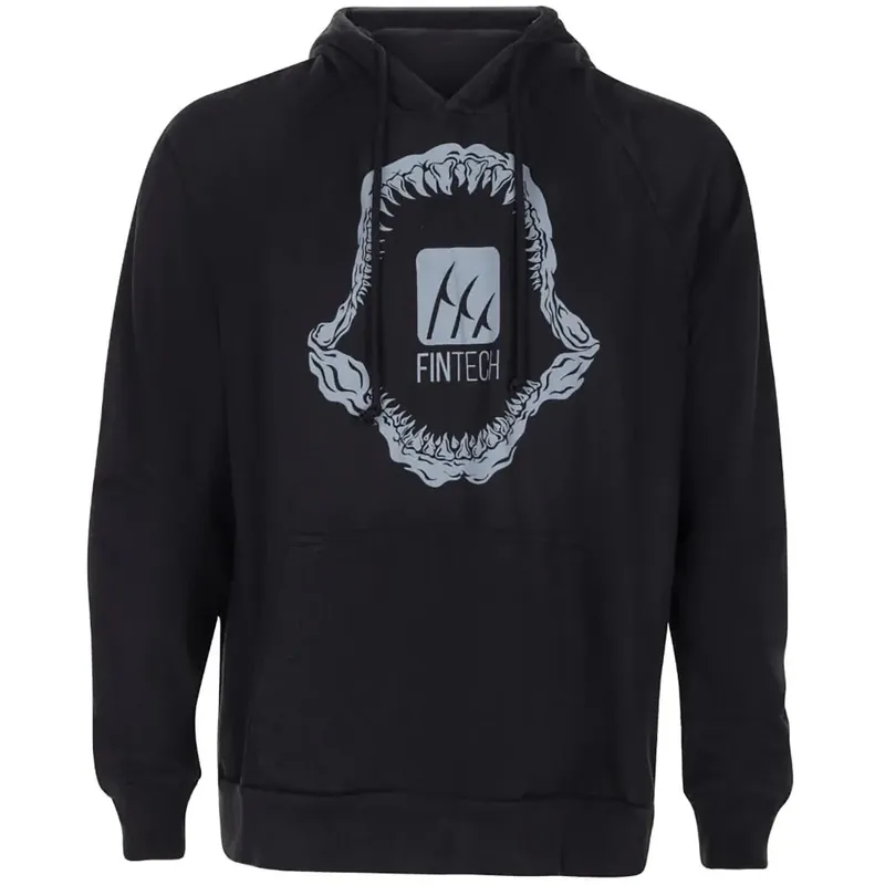 Nu Kopen Fintech Cape Fear Point Breeze Fleece Pullover Hoodie - Antraciet S