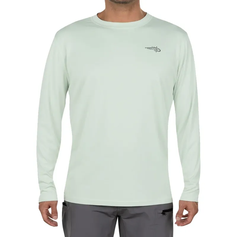 Nieuw Reel Life Compass Lure UV T-shirt met lange mouwen - Zeeschuim M