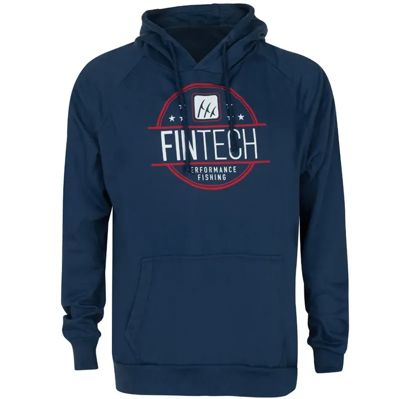 Fintech FPF Rising Point Breeze Fleece Pullover Hoodie - Insignia Blauw S Meest Verkocht
