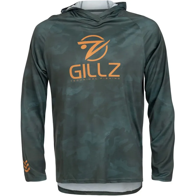 Speciale Aanbieding Gillz Contender Series Burnt UV Pullover Hoodie - Geweergroen S