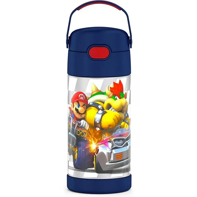 Koop Online Thermos 12 oz. Kid's Funtainer vacuüm geïsoleerde roestvrijstalen waterfles Taling