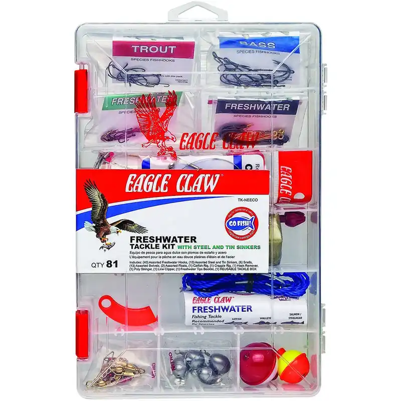 Eagle Claw zoetwater visgerei kit Populair