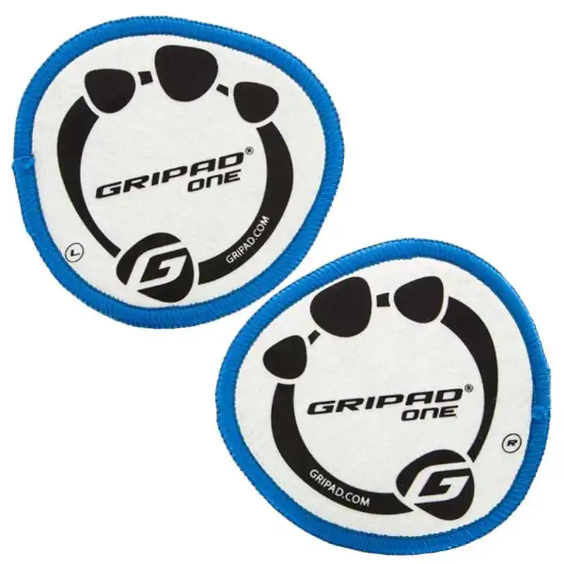 Gripad One Gewichthef-grippads Blauw / Wit Speciale Aanbieding