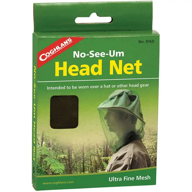 Coghlan's No-See-Um Head Net, ultrafijn gaas houdt insecten tegen, 1150 gaten per inch Must-Have