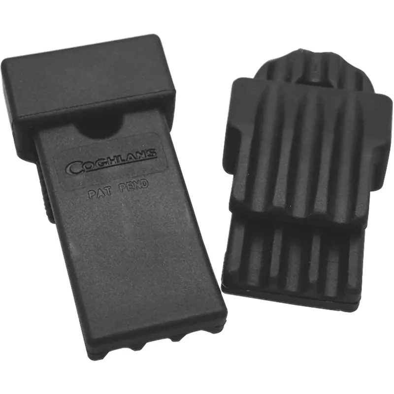 Coghlan's Tarp Clips 2-Pack - Zwart Actieprijs