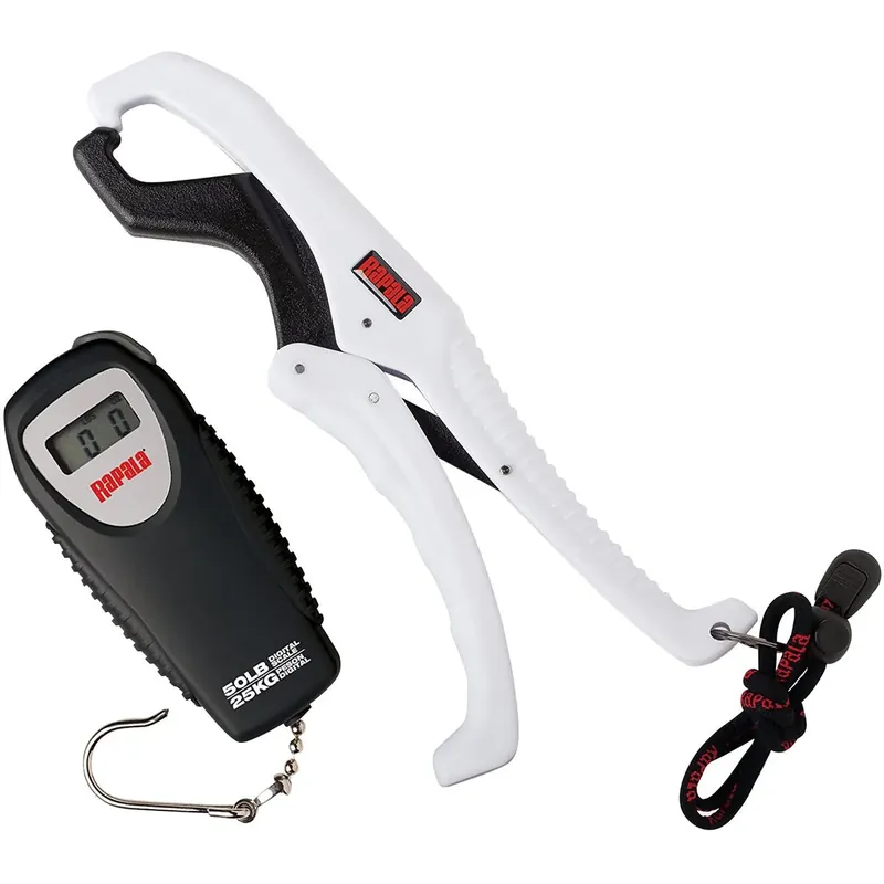 Rapala Floating Fish Gripper en Scale Combo Pack - Zwart/Wit Express Levering