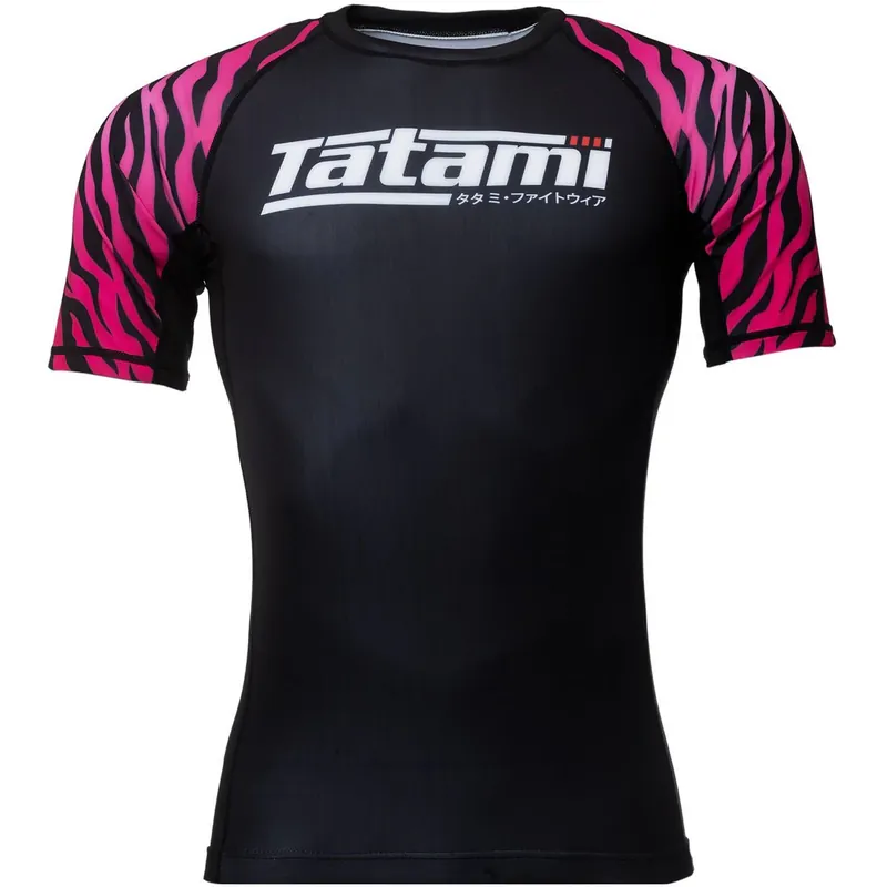 Aanbieding Tatami Fightwear Recharge Rashguard met korte mouwen - Roze S