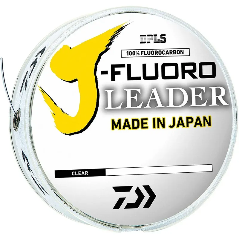 Daiwa 100% Fluorocarbon J-Fluoro Vislijn, Transparant, 50 Yard Spoel Shop Nu