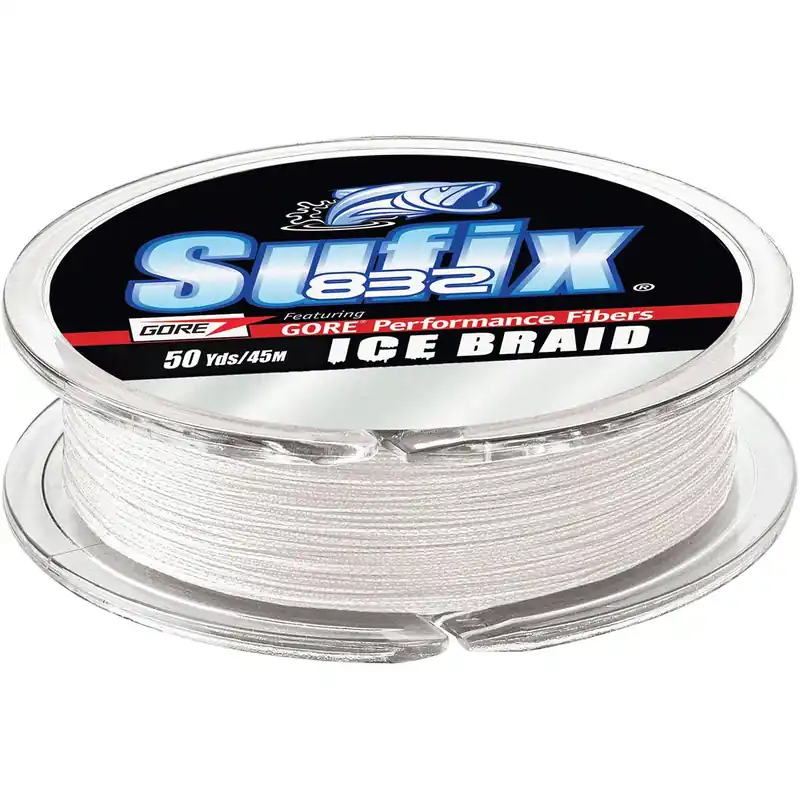 Bestseller Sufix 832 Advanced Ice Braid Vislijn, Ghost, 50 Yard Spoel