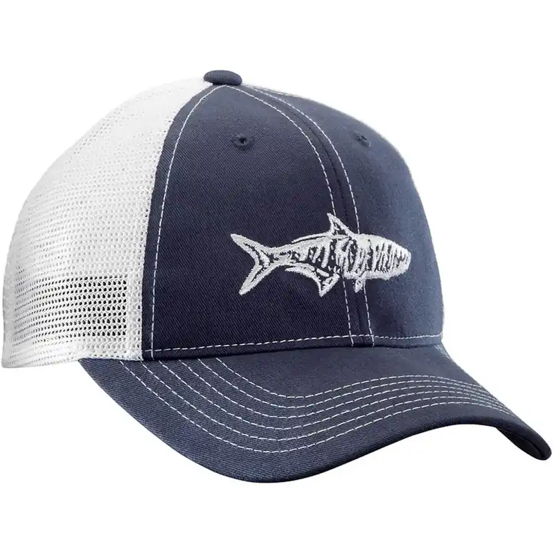 Vliegende visser Tarpon Trucker Hat Navy / White Gereduceerde Prijs