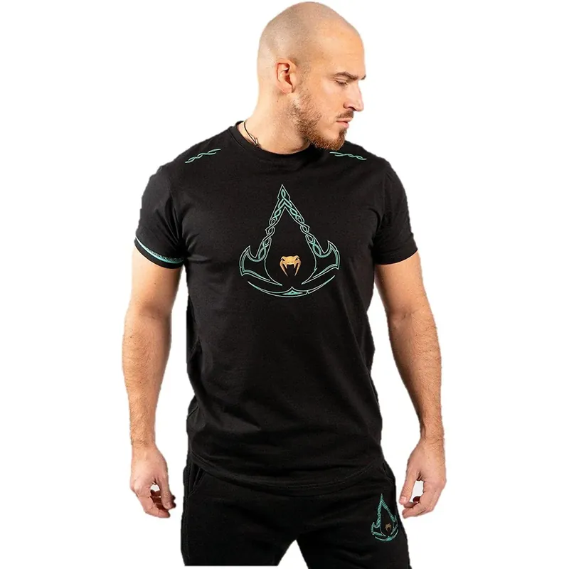 Beperkte Voorraad Venum Assassin's Creed T-shirt - Zwart/Blauw S