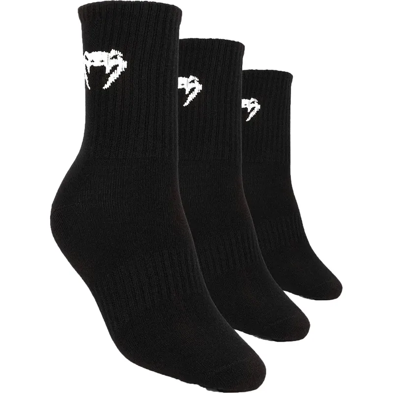 Dagaanbieding Venum Classic Sokken 3-Pack - Zwart/Wit US 5-6