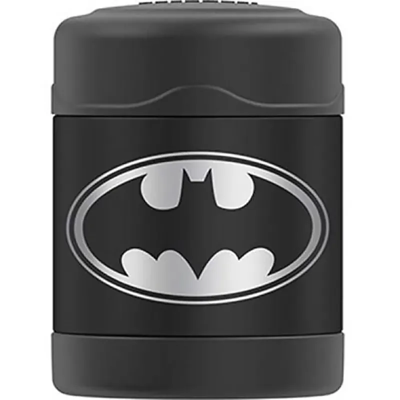 Thermos 10 oz. Kid's Funtainer Batman RVS Voedselpot - Zilver/Zwart Weekendaanbieding