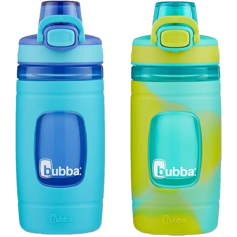 Fabrieksprijs Bubba Flo Kids 16 oz. Waterfles 2-Pack Island Teal Wash/Poolblauw