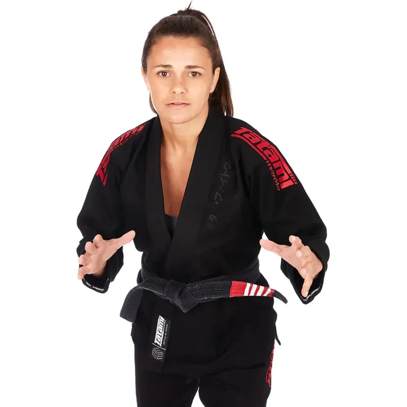 Alleen Vandaag Tatami Fightwear Dames Estilo Black Label BJJ Gi - Rood/Zwart F1
