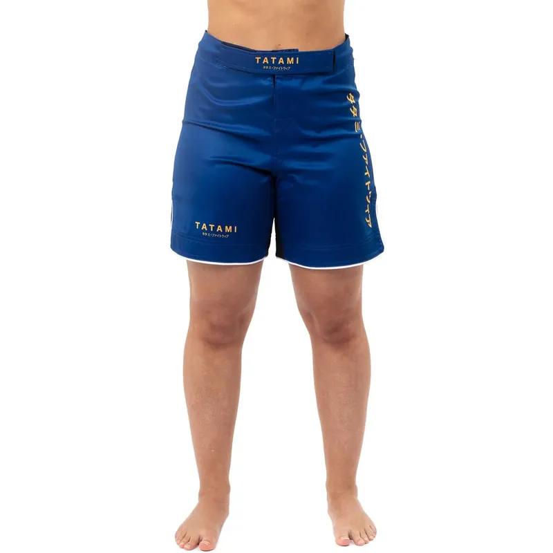 Koop Online Tatami Fightwear Katakana Grappling Shorts voor dames - Marineblauw S