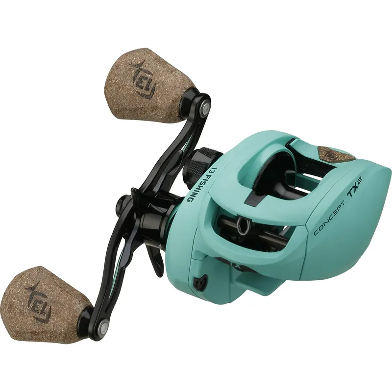 13 Fishing Concept TX2 Baitcast-vismolen met Skull Cap-molenhoes 6.81 (Rechterhand ophalen) Bestseller