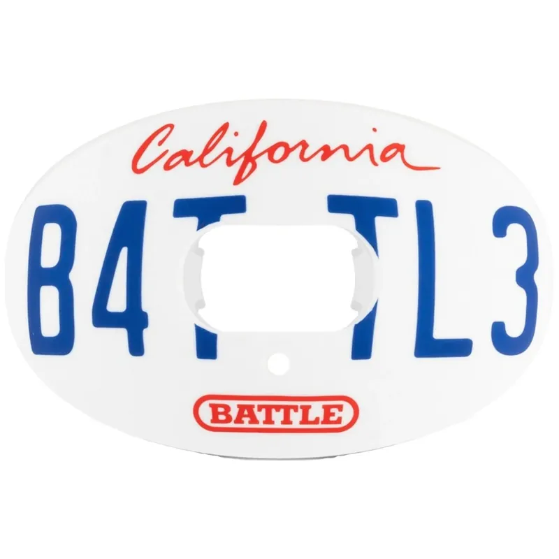 Gratis Retour Battle Sports California Plate Oxygen Lip Protector Mondbeschermer