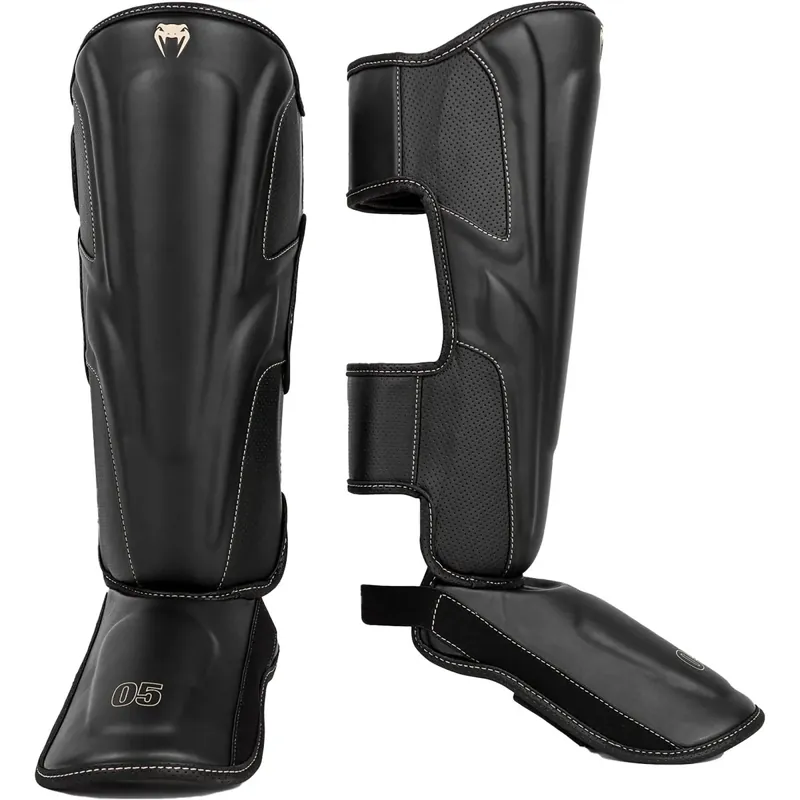 Venum Impact EVO Beschermende Scheenbeschermers - Zwart/Beige L Korting