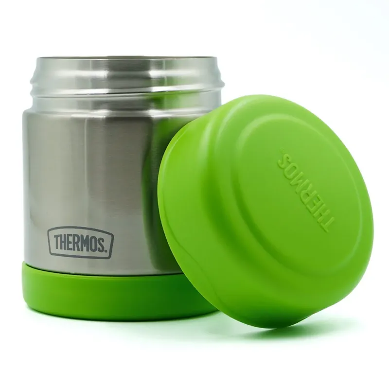 Alleen Vandaag Thermos 10 oz. vacuüm geïsoleerde roestvrijstalen voedselpot - limoen/roestvrij staal