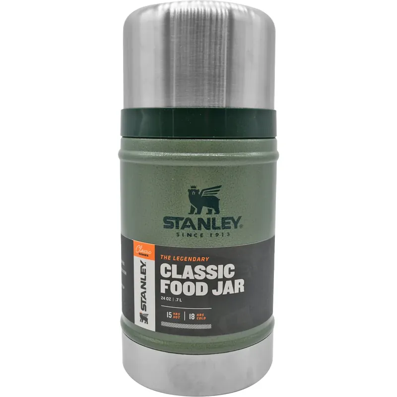 Stanley 24 oz. Klassieke legendarische vacuüm geïsoleerde voedselpot Groen Dagaanbieding