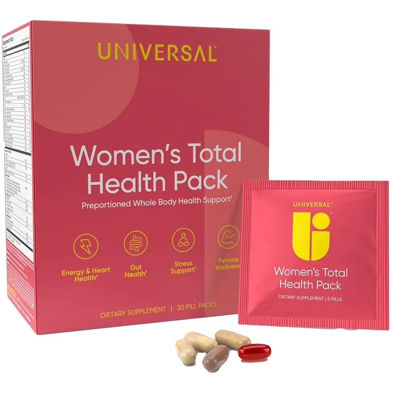 Gecertificeerd Universal Women's Total Health Pack Voedingssupplement - 30 verpakkingen