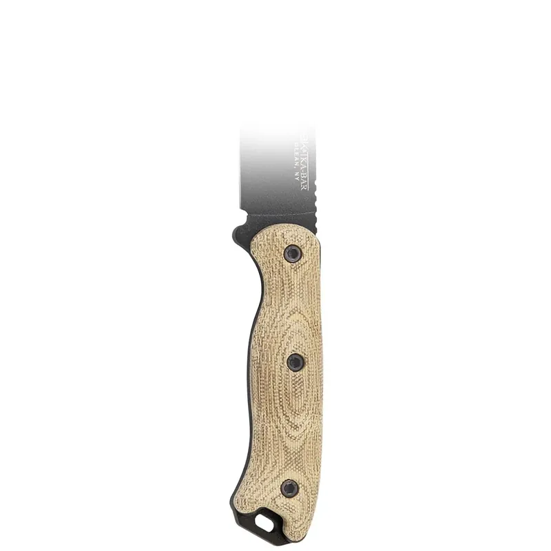 KA-BAR Becker Micarta Handvatset voor Korte Becker Messen - Bruin Hoge Kwaliteit