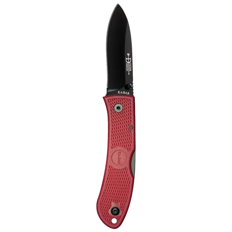 Alleen Vandaag KA-BAR 3" Dozier opvouwbaar jachtmes - Rood