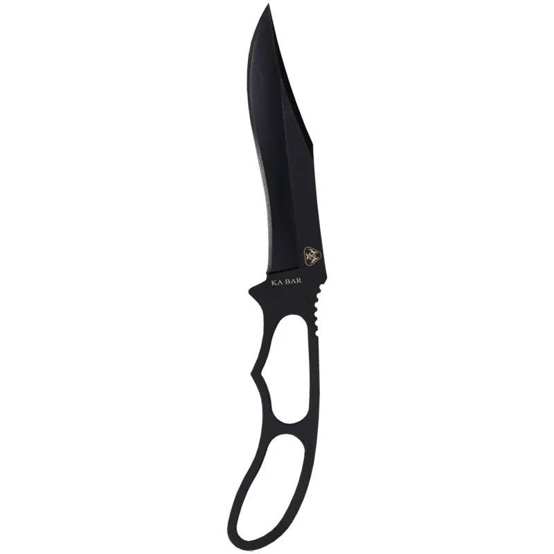 Alleen Vandaag KA-BAR 3.125" vaststaand Acheron skeletmes met schede - Zwart