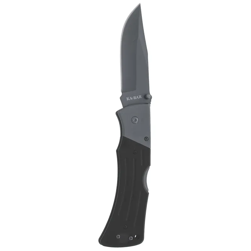KA-BAR 3.938" Folder Blade G10 Mule Knife met omkeerbare zakclip - Zwart Uitverkoop