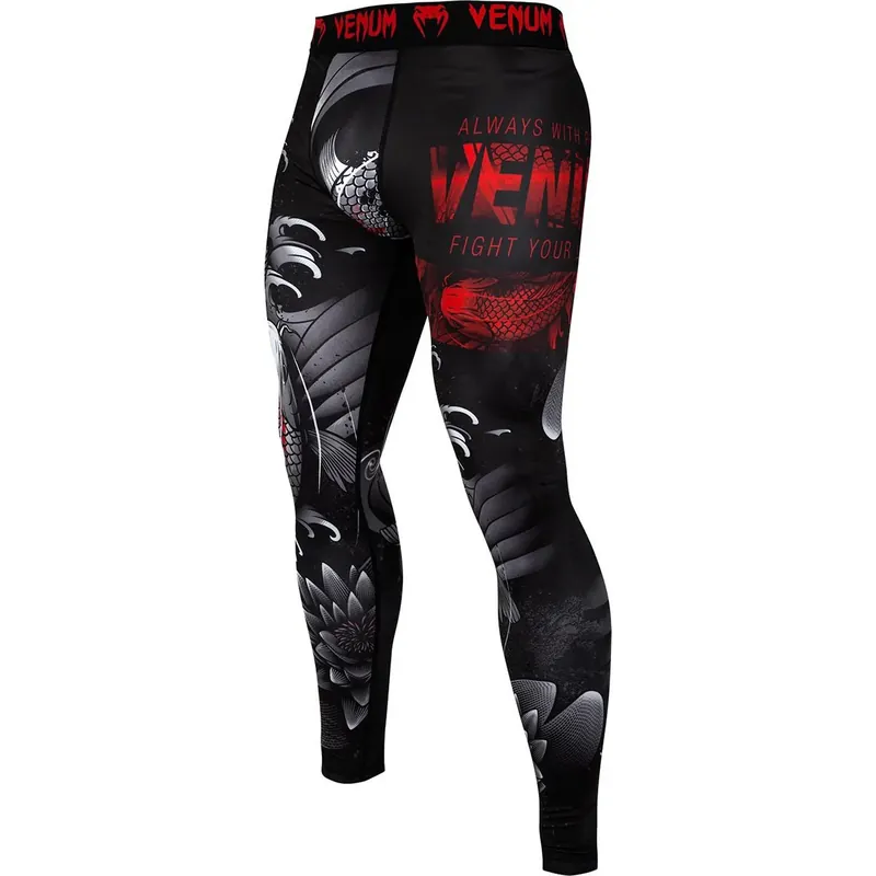 Venum Koi 2.0 Dry Tech MMA Compressie Spats - Zwart/Wit S Betrouwbaar