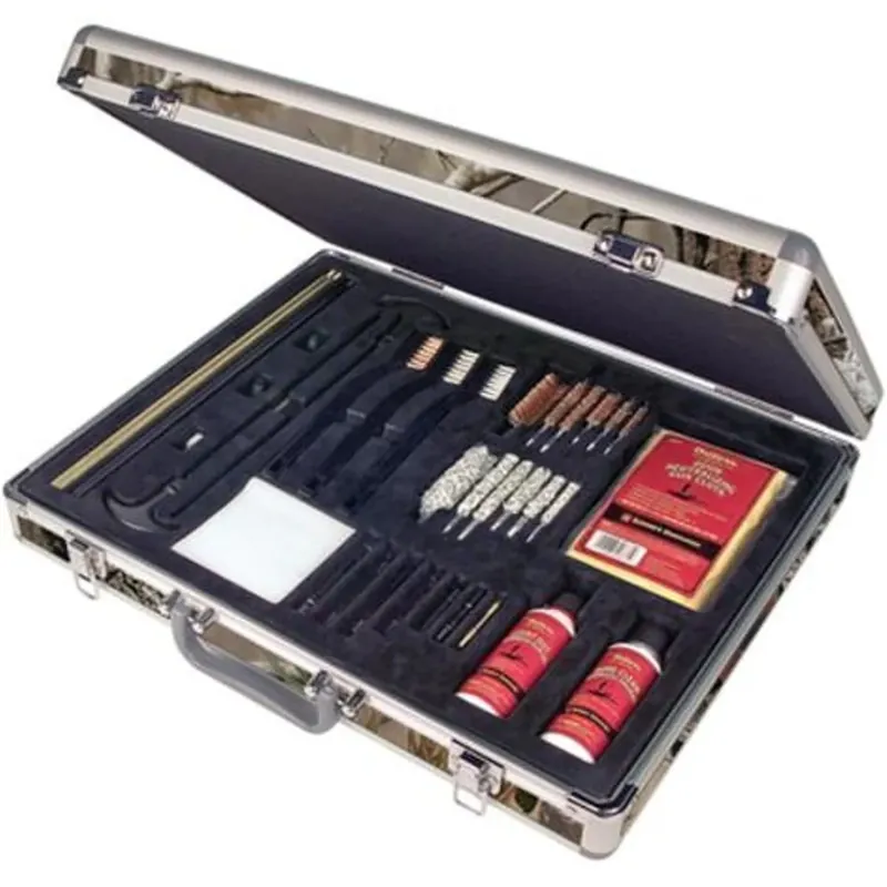 Speciale Aanbieding Outers 28-delige universele aluminium behuizing reinigingsset Zwart