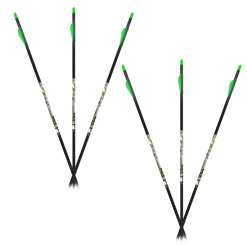 Carbon Express D-Stroyer PileDriver-pijlen .350 Gevederde 6-Pack Op = Op