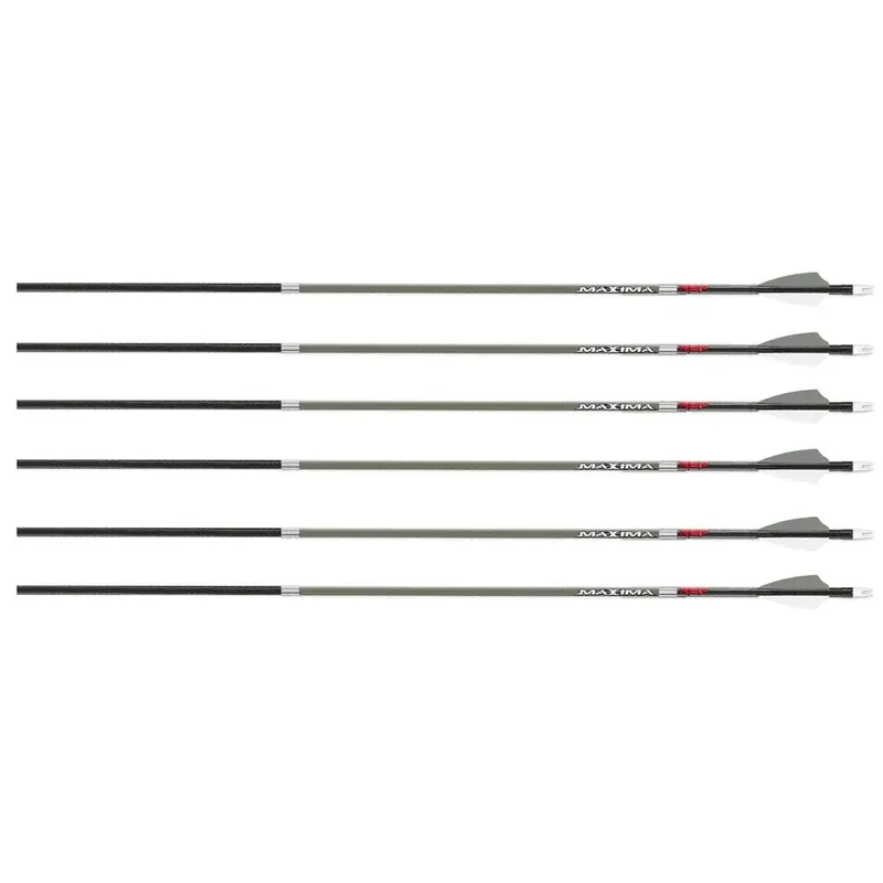 Carbon Express Maxima RED Small Diameter .300 Pijlen 6-Pack - Woestijnbruin Beperkt Aanbod