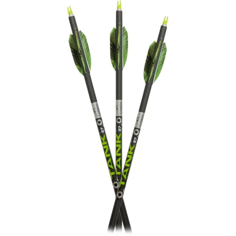 Favoriet Carbon Express Tank 27 Shafts 12-Pack - Zwart